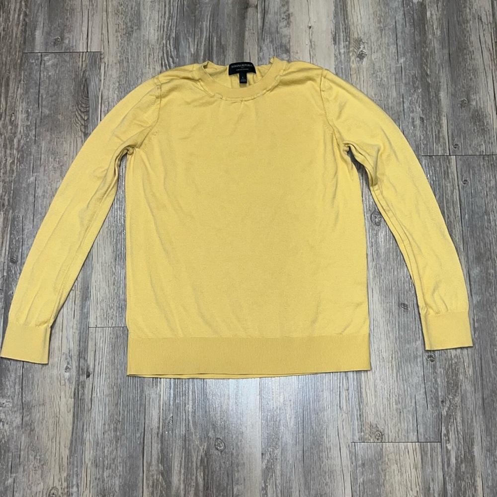 Banana Republic Yellow Sweater